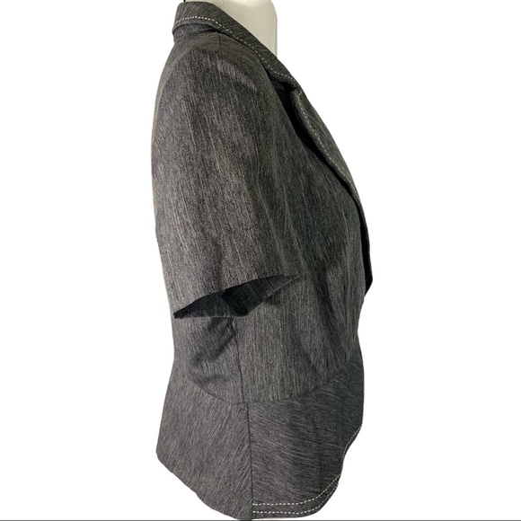 🎀 Sweet Suit Gray Tailored Fitted Blazer- M - Picture 6 of 9